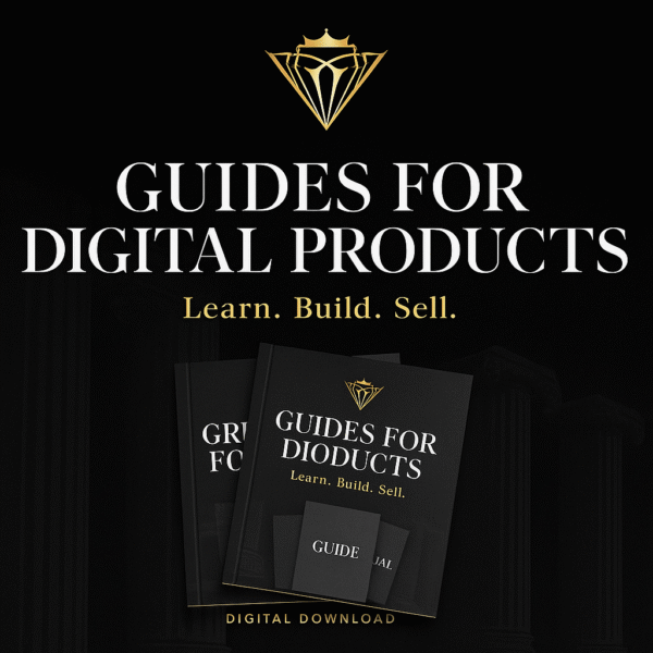 Guides for Creating and Selling Digital Products | Learn. Build. Sell.
