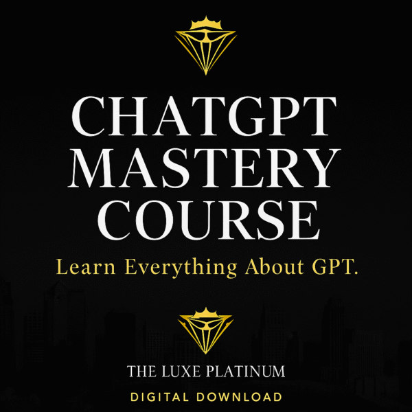 ChatGPT Mastery Course | Become an AI Power User & Build a Faceless Digital Business