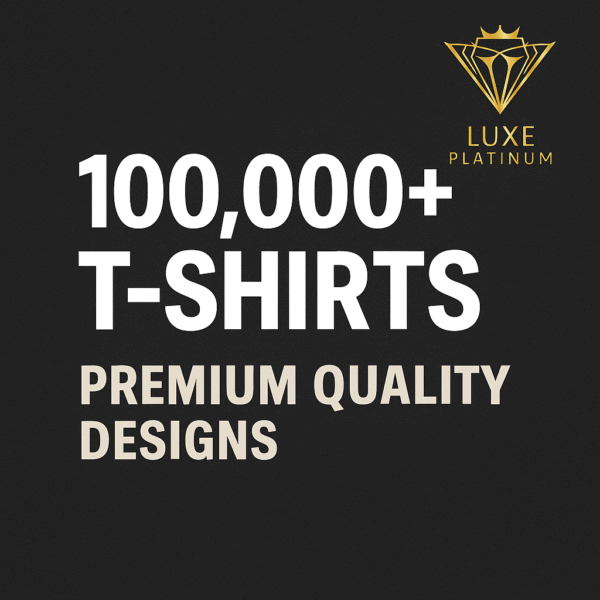 100,000+ T-Shirt Design Bundle for Print-on-Demand & Digital Sellers | Instant Download