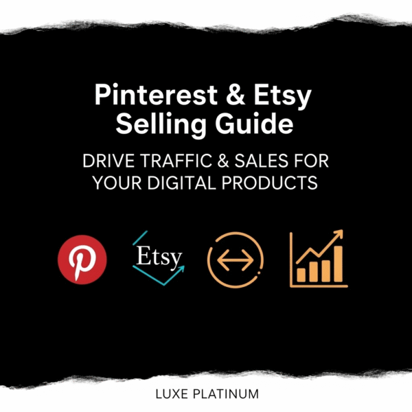 Pinterest & Etsy Selling Guide | Drive Traffic & Sales for Your Digital Products