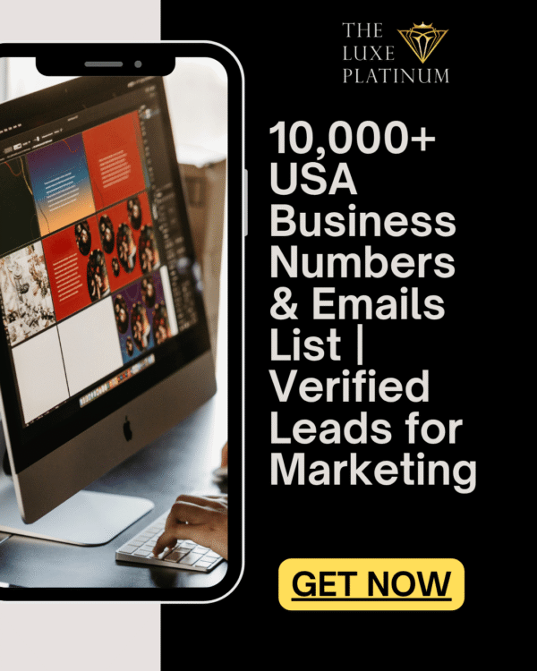 10,000+ USA Business Numbers & 100K Emails List | Verified Leads for Marketing