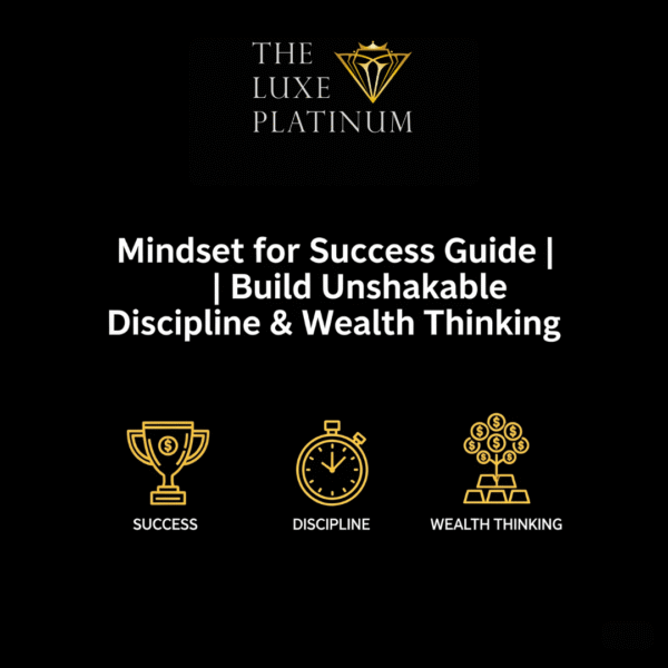 Mindset for Success Guide | Build Unshakable Discipline & Wealth Thinking