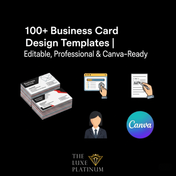100+ Business Card Design Templates | Editable, Professional & Canva-Ready