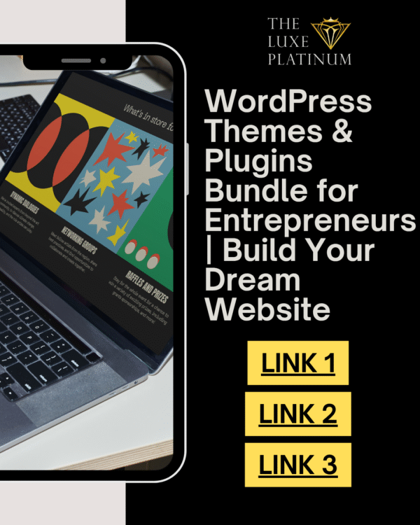 WordPress Themes & Plugins Bundle for Entrepreneurs | Build Your Dream Website